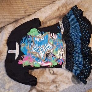 Knitworks Black Dress with Star Design